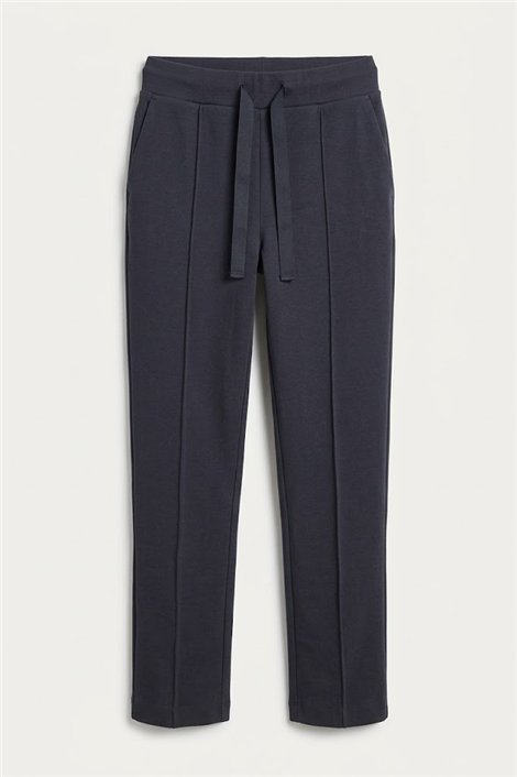 Milano Italy Pantalón básico marino con lazada