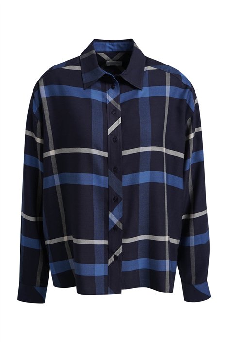 Milano Italy Camisa oversize estampado cuadros