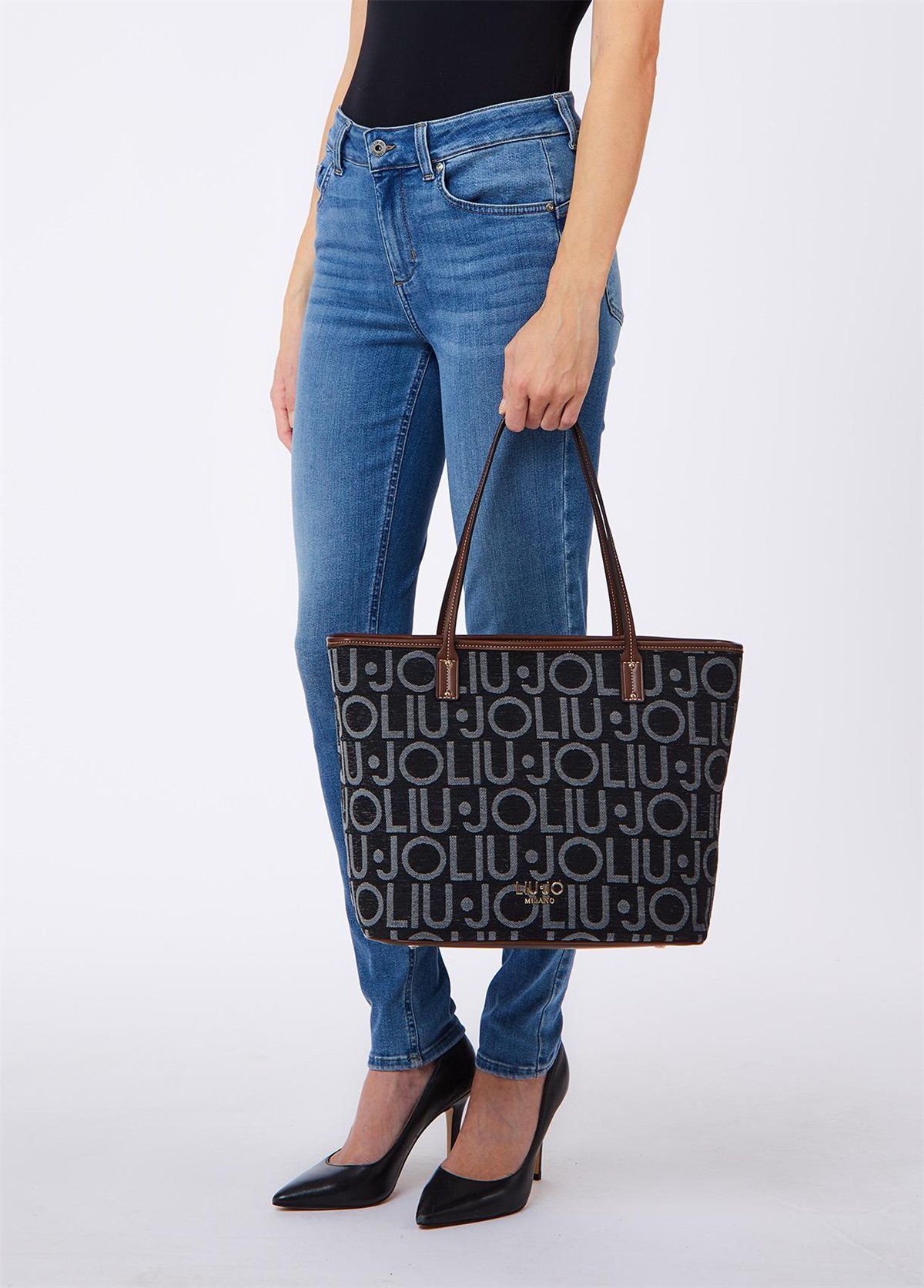 Liu Jo Bolso shopping en tejido logotipo