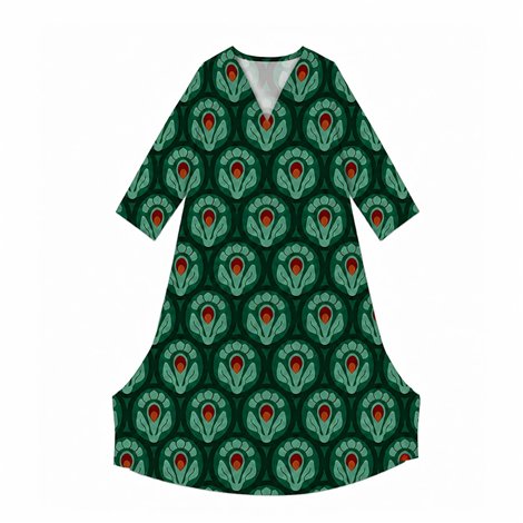 Parole Vestido Mercedes tonos verde