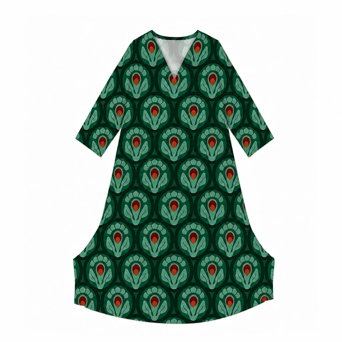 Parole Vestido Mercedes tonos verde
