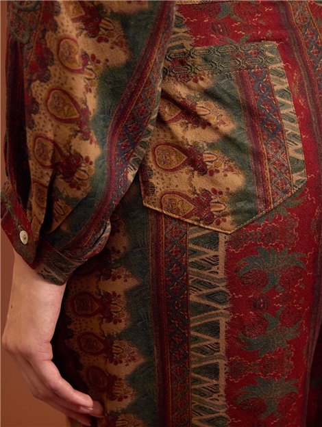 Meisie Pantalón baggy estampado étnico
