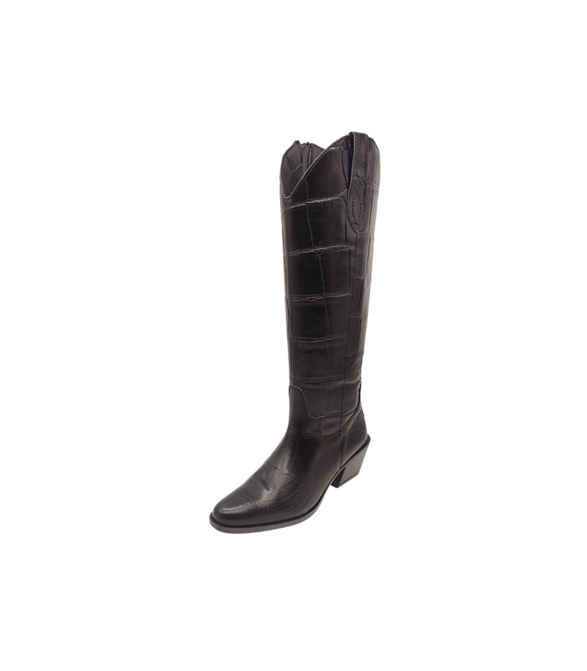 Vosso Moda Bota alta cowboy piel coco