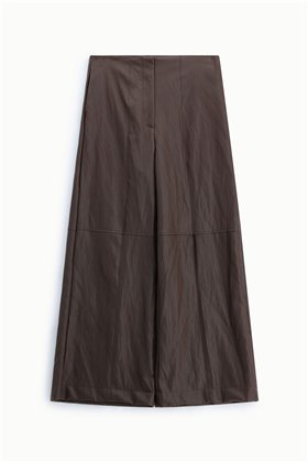 Dixie Pantalón ecopiel color marrón