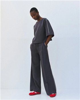 Acces Jersey cropped de mangas 3/4