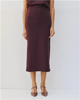 Acces Falda midi con abertura