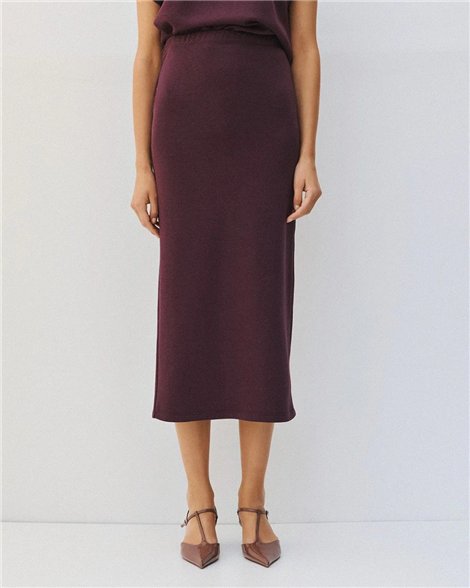 Acces Falda midi con abertura