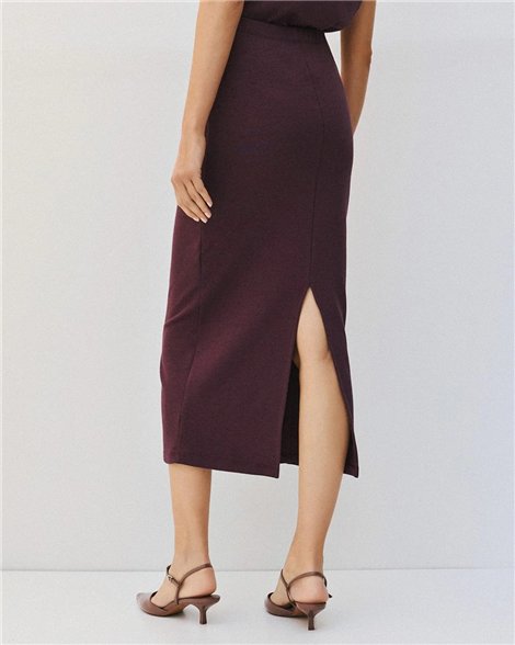 Acces Falda midi con abertura