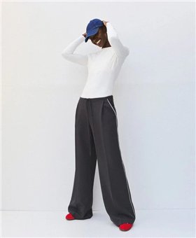 Acces Pantalón recto con vivo lateral