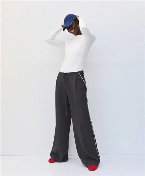 Acces Pantalón recto con vivo lateral