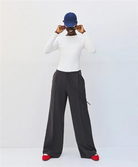 Acces Pantalón recto con vivo lateral