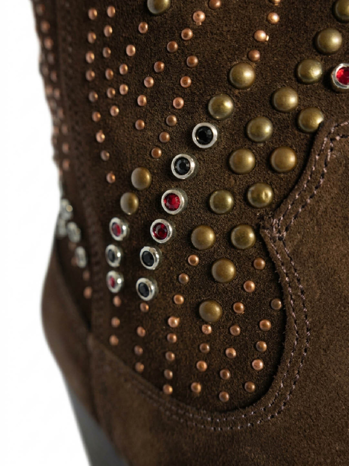 Vosso Moda Bota alta serraje tachas joya