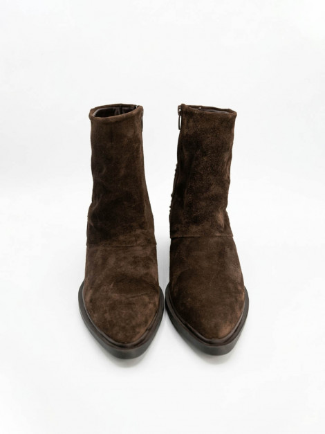 Vosso Moda Botín serraje doble faz y tachuelas