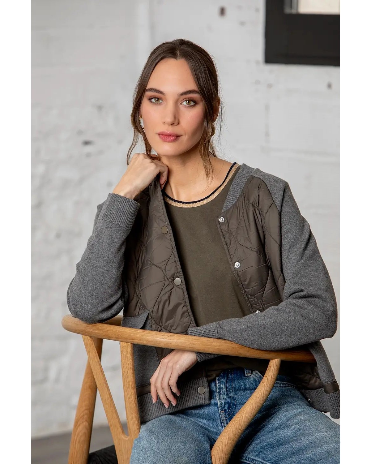 Gerry Camiseta ligera cuello lurex