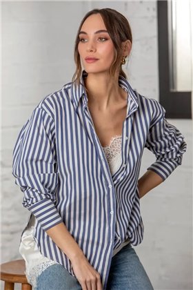 Trovels Camisa luz de rayas