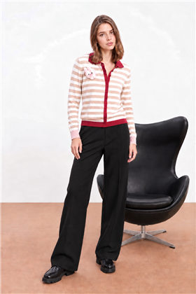 Zoe Pantalón básico color negro