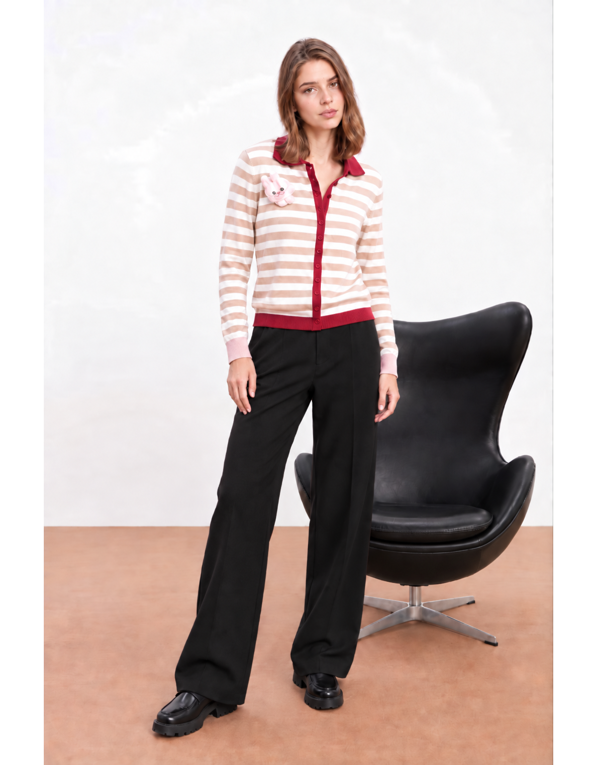 Zoe Pantalón básico color negro