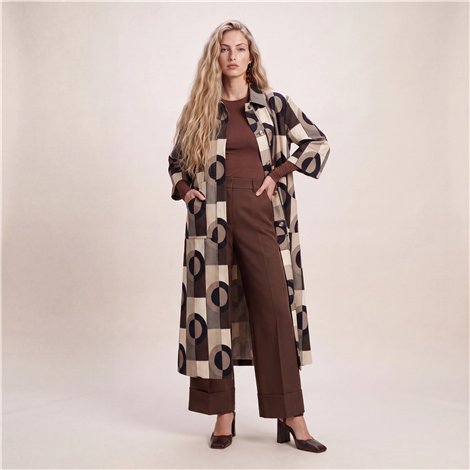 Parole Gabardina estampado eclipse