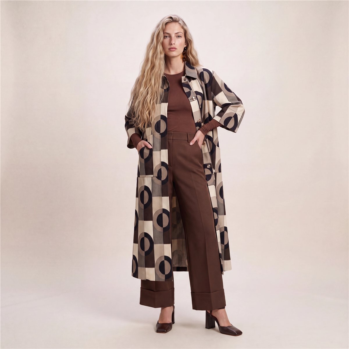 Parole Gabardina estampado eclipse