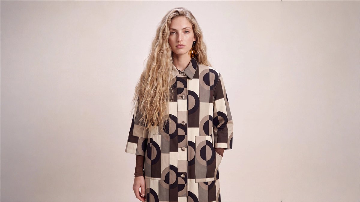 Parole Gabardina estampado eclipse