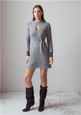 Markup Woman Vestido de punto con escote gota