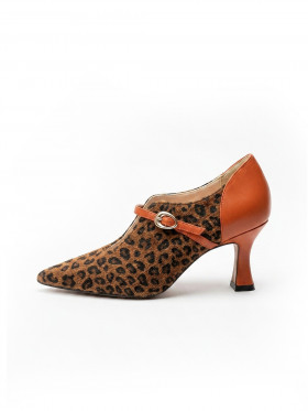 Vosso Moda Zapato piel caldera con efecto pelo