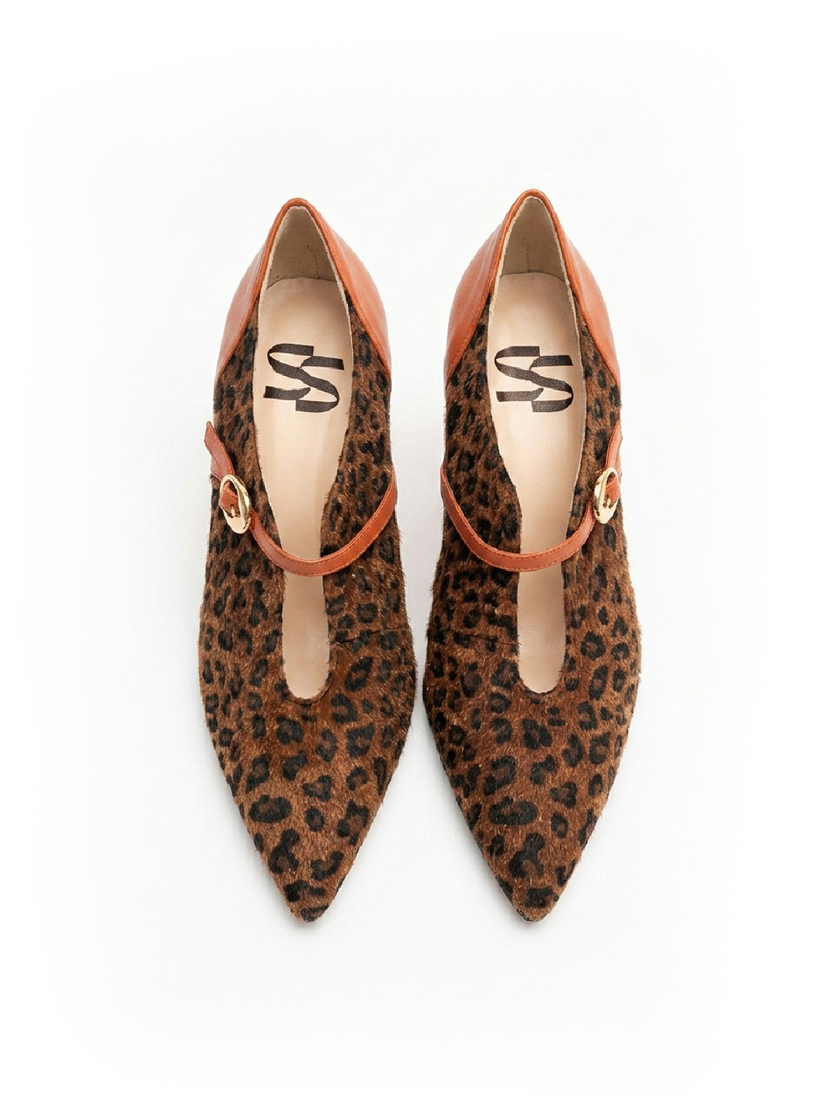 Vosso Moda Zapato piel caldera con efecto pelo