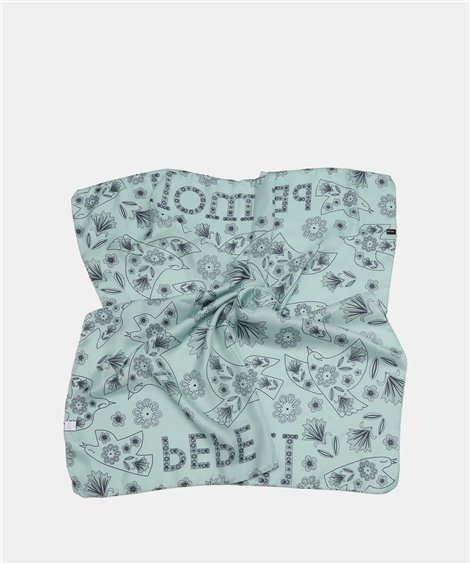 Pepe Moll Pañuelo París menta estampado