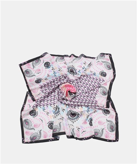 Pepe Moll Pañuelo grande París Paisley rosa