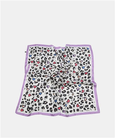 Pepe Moll Pañuelo grande París morado-crema