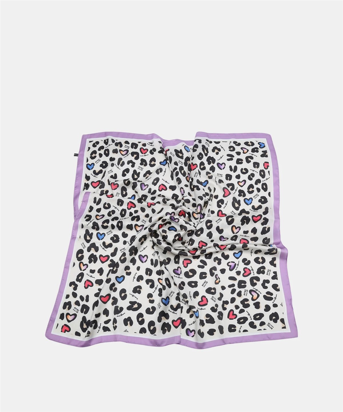 Pepe Moll Pañuelo grande París morado-crema
