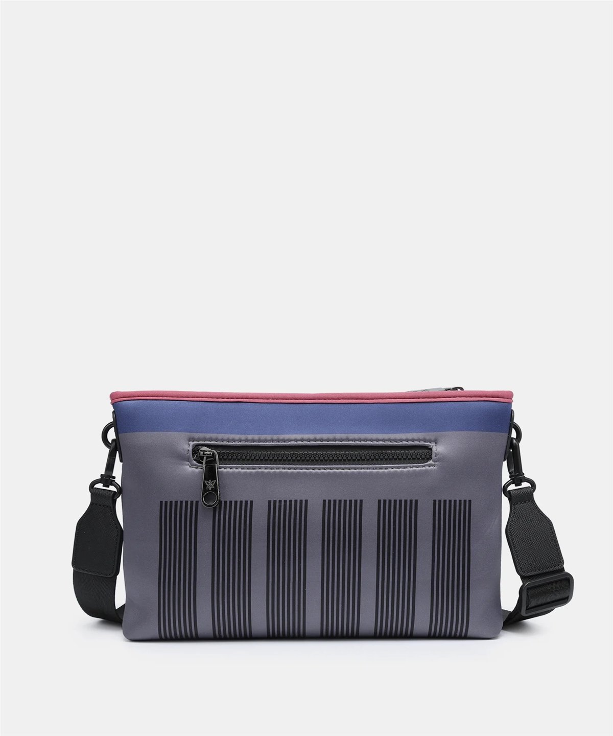 Pepe Moll Bolso bandolera Ania rayas gris