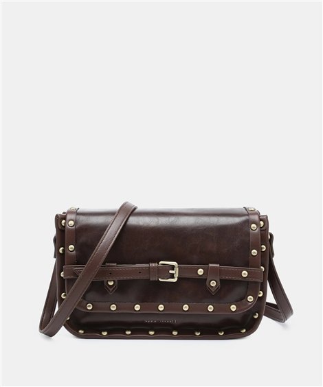 Pepe Moll Bolso bandolera Cynthia ecopiel chocolate