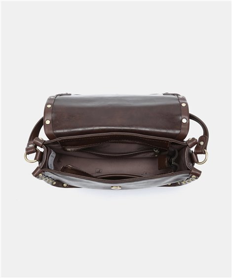 Pepe Moll Bolso bandolera Cynthia ecopiel chocolate