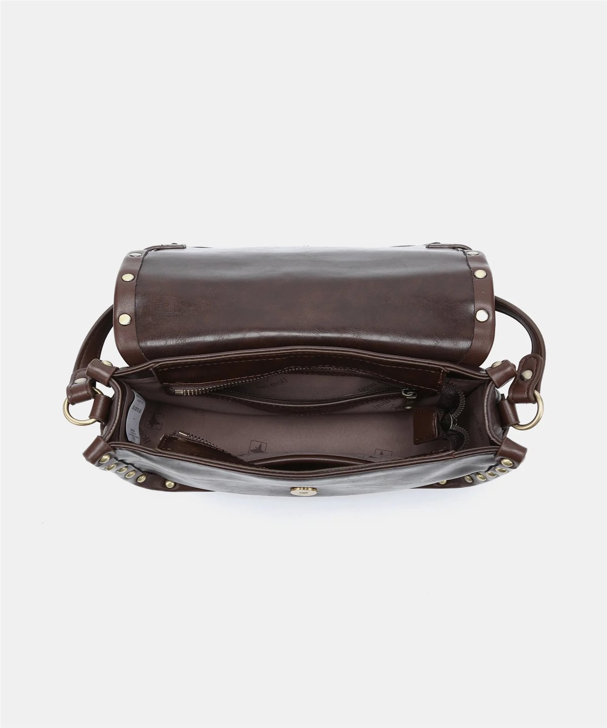Pepe Moll Bolso bandolera Cynthia ecopiel chocolate