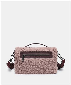 Pepe Moll Bolso bandolera Halia nude borreguito y solapa