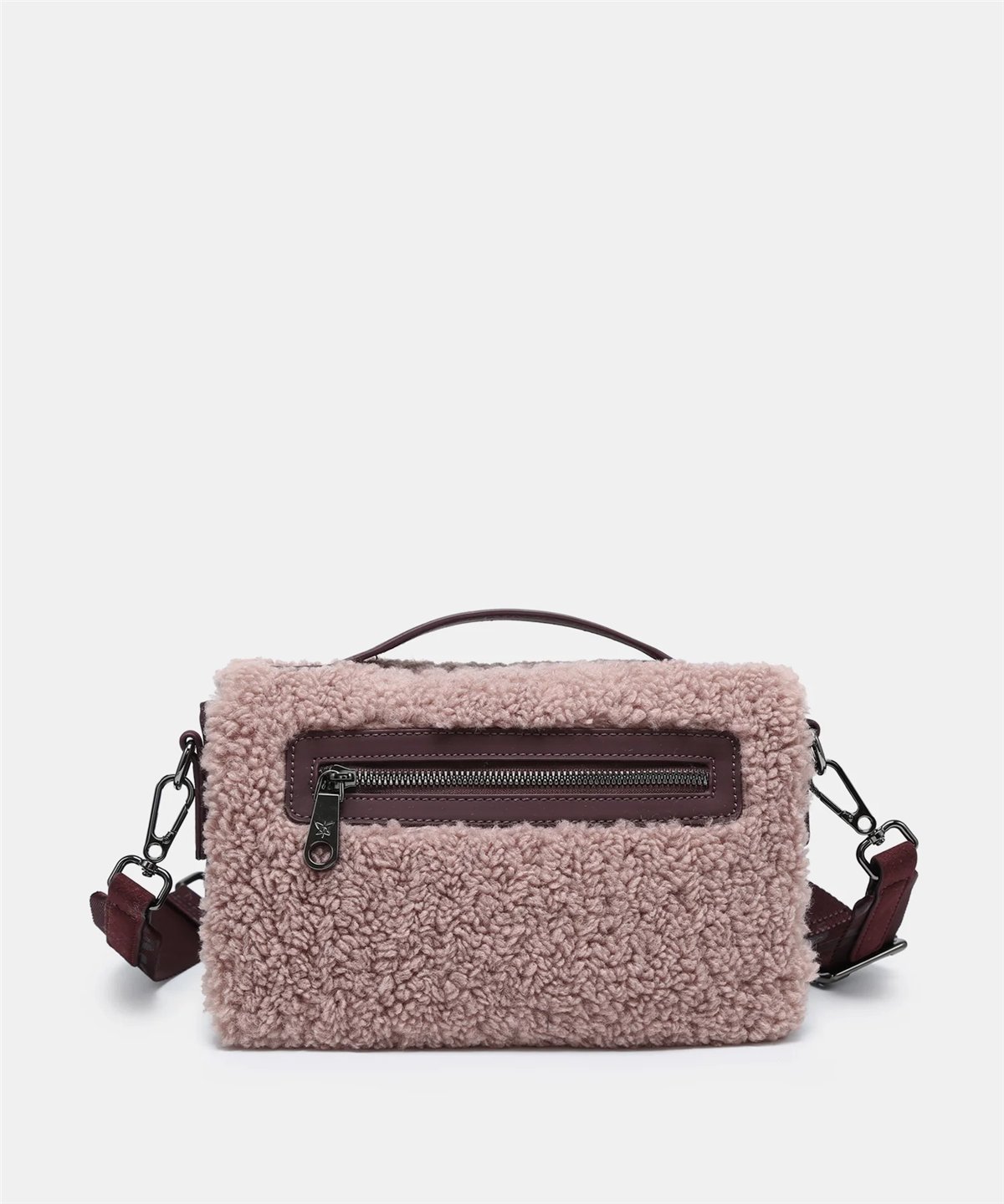 Pepe Moll Bolso bandolera Halia nude borreguito y solapa