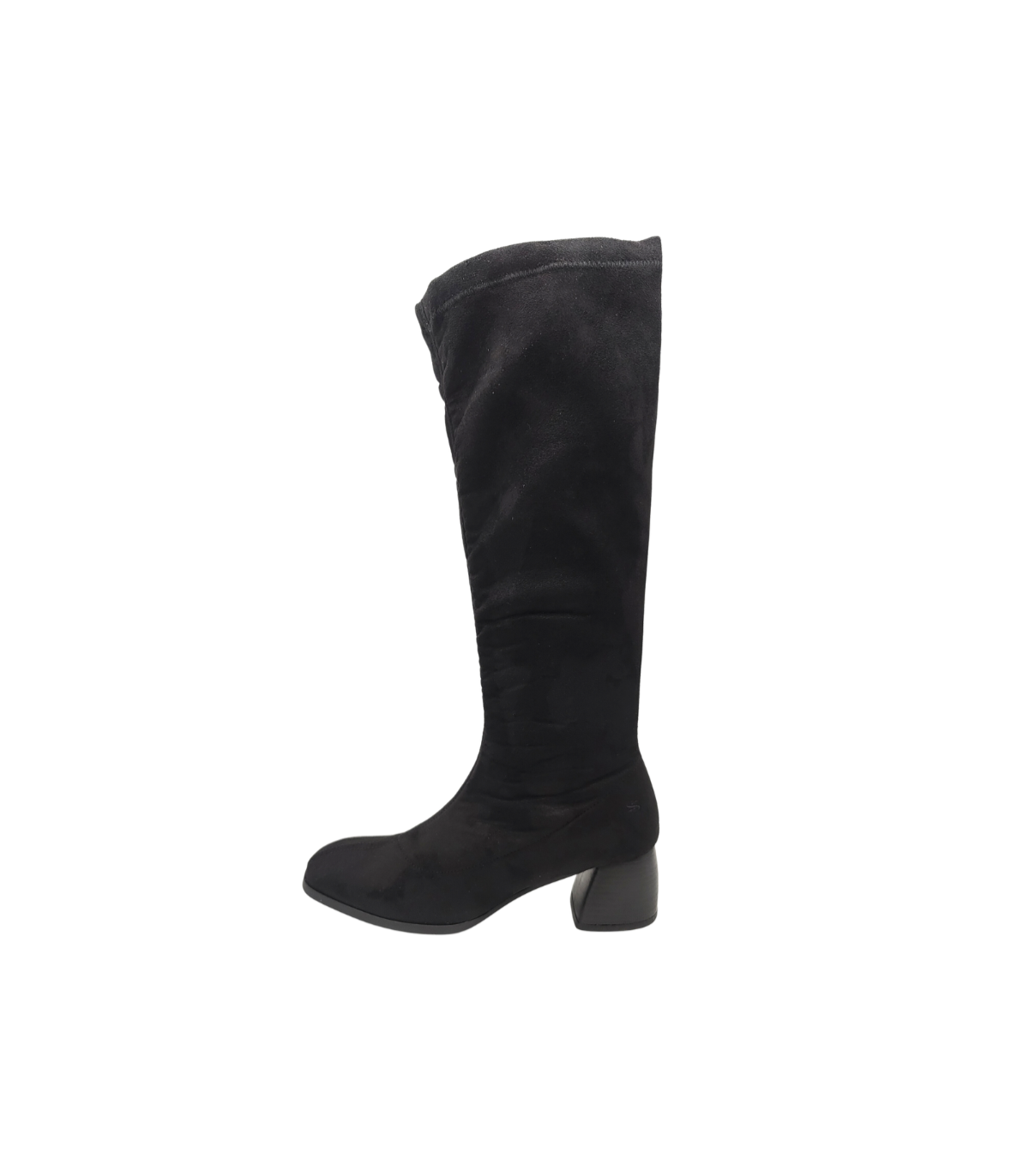 Vosso Moda Bota alta en antelina color negro
