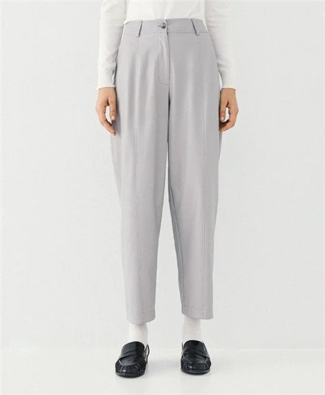 Acces Pantalón ecopiel color gris