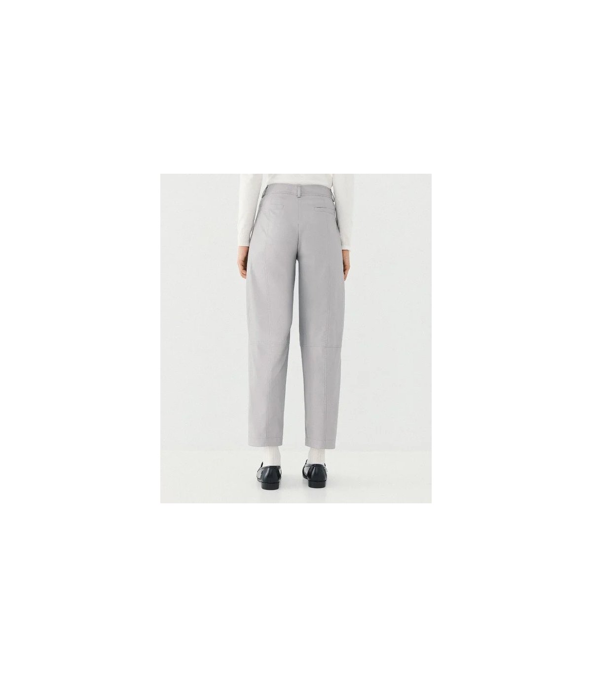 Acces Pantalón ecopiel color gris