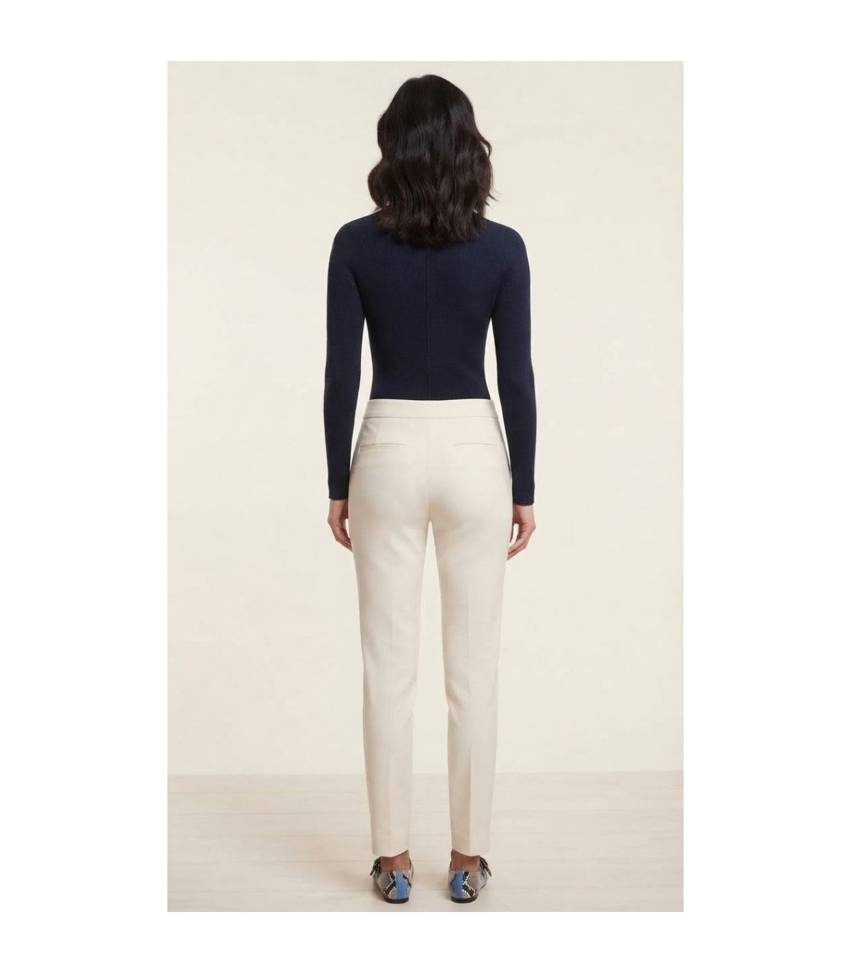 Nosecrets Jerey de punto navy con detalle de botones dorados