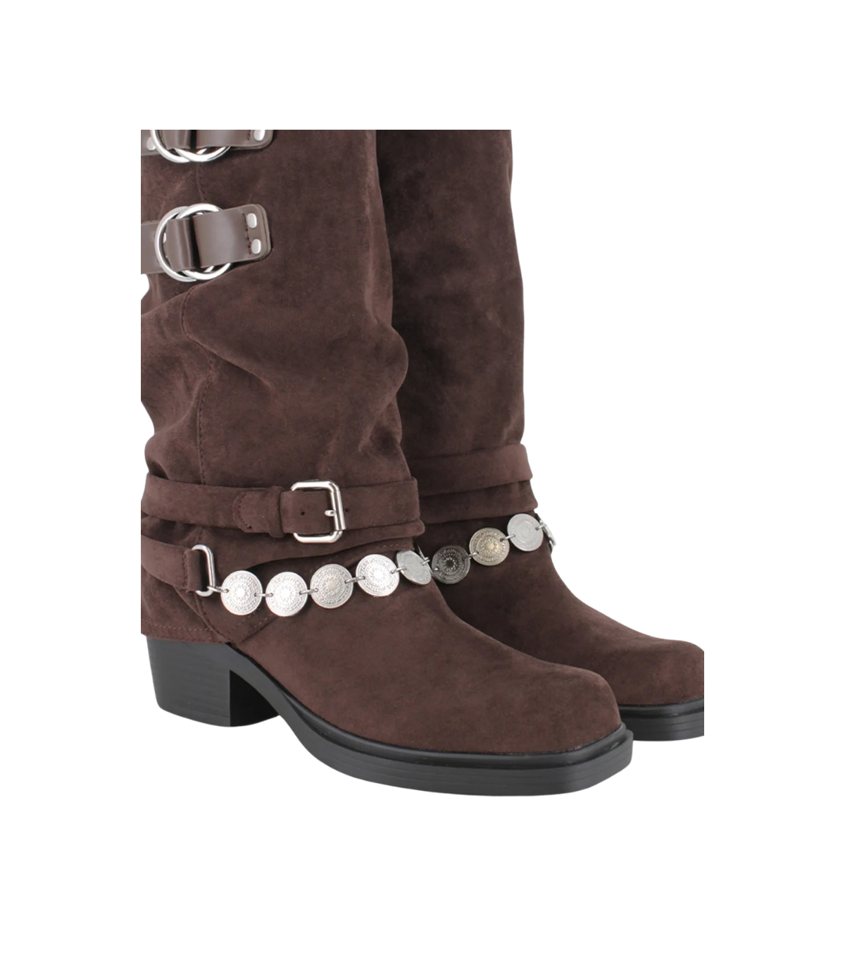 Blogger Botas Selene doble faz marrón