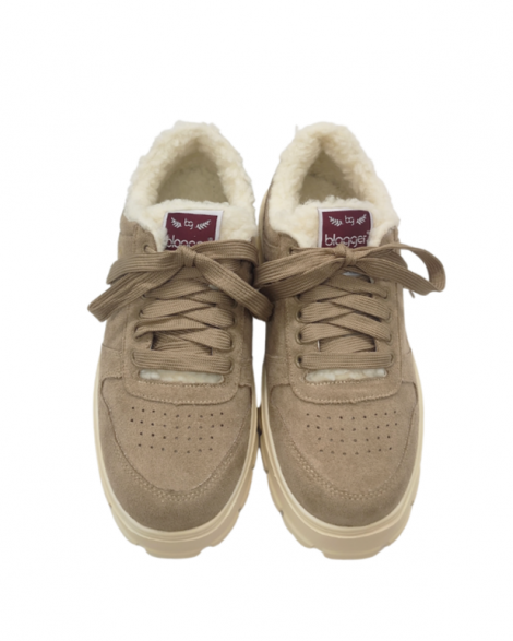 Blogger Sneakers Magda interior borreguito