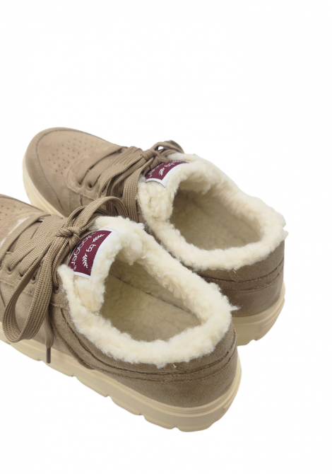 Blogger Sneakers Magda interior borreguito