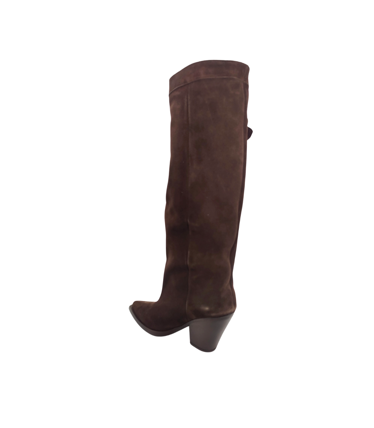 Vosso Moda Bota alta serraje detalle hebilla