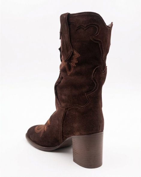Vosso Moda Bota serraje con bordado