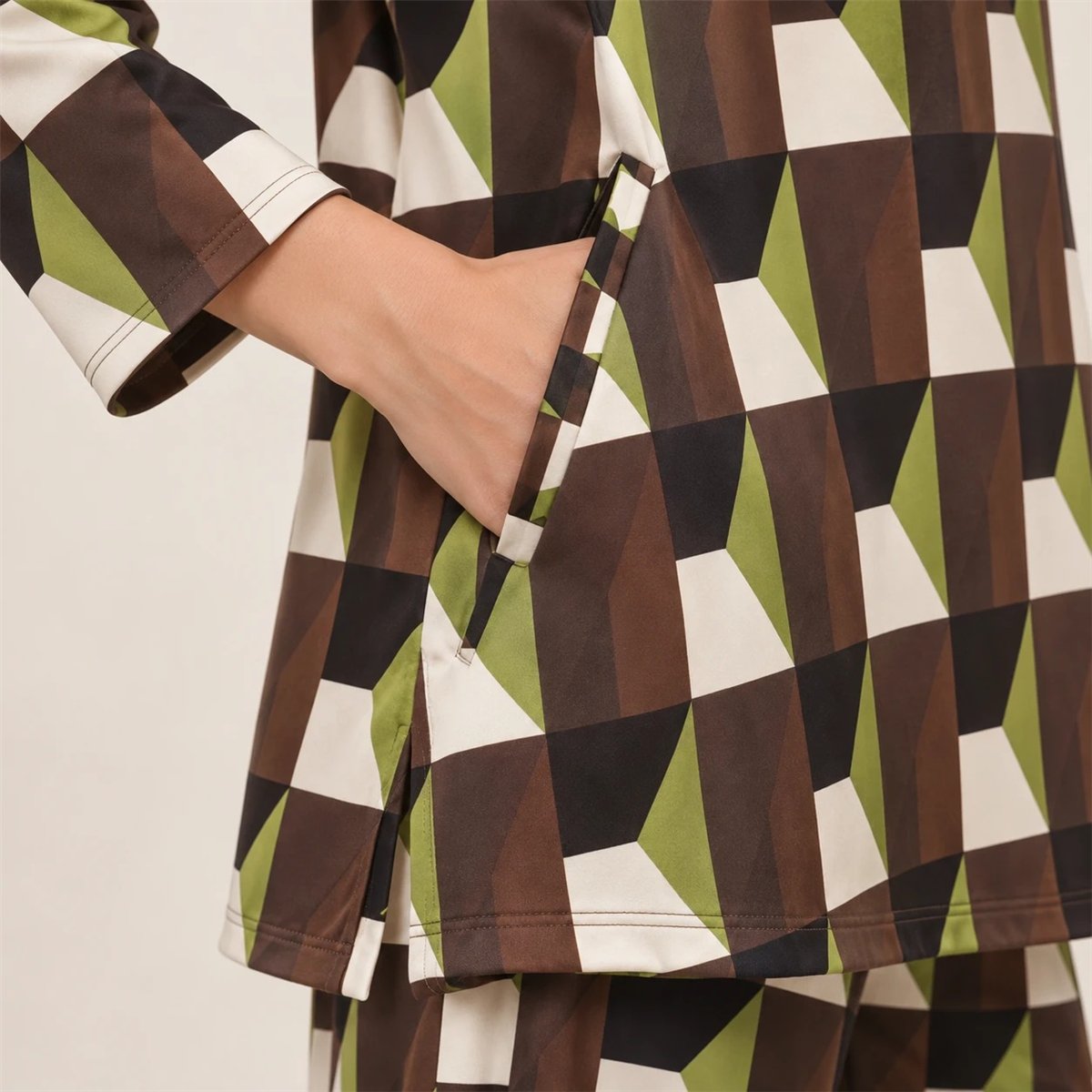 Parole Blusa nut bolsillos verde