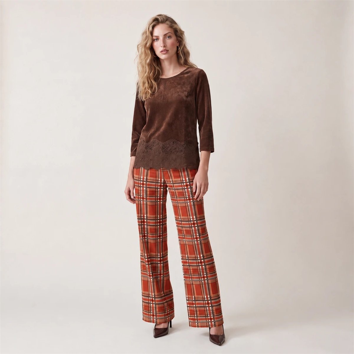 Parole Pantalón aura malaquita naranja
