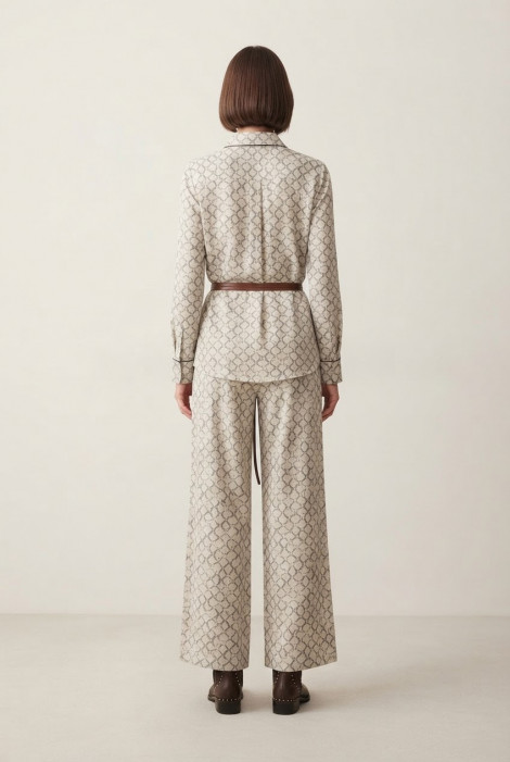 MYC Camisa estampada beige