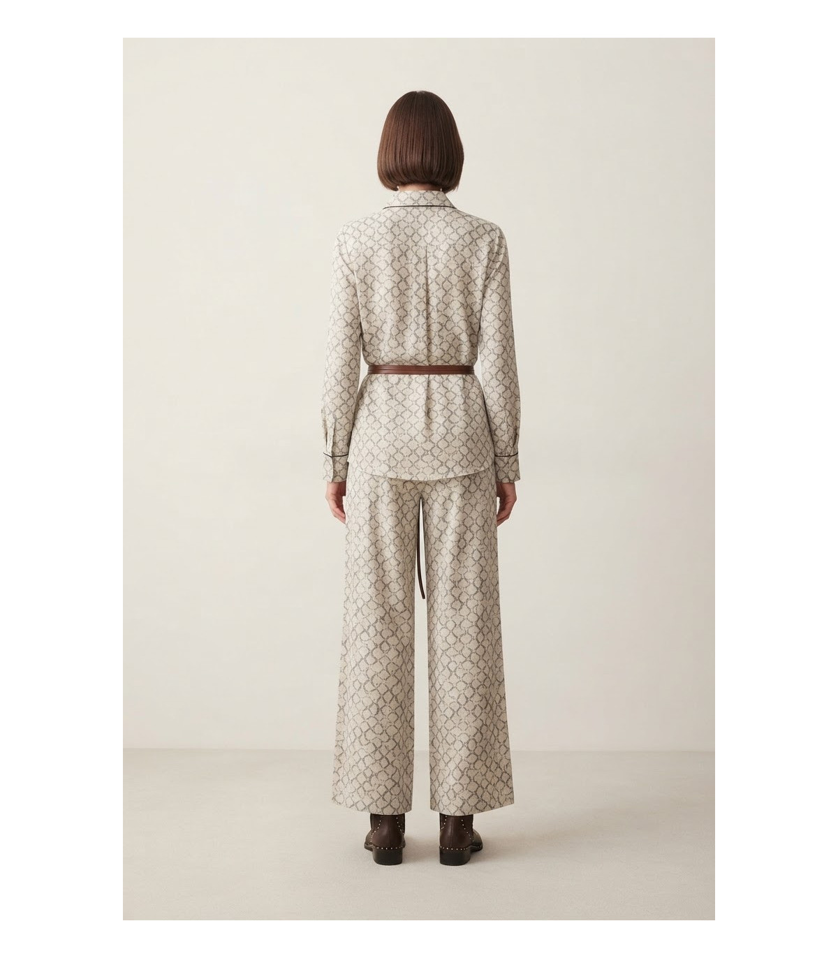 MYC Camisa estampada beige